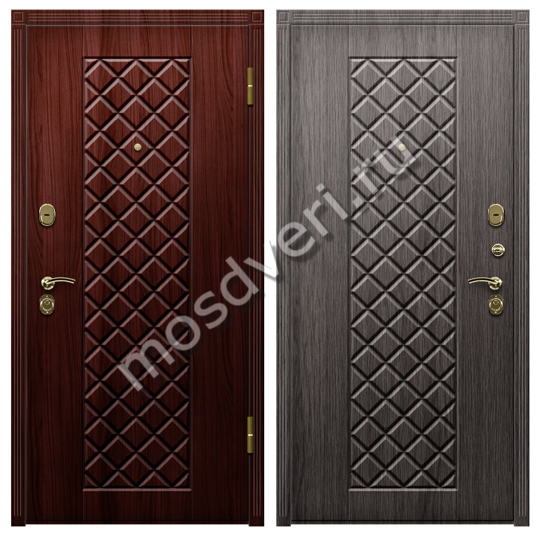 Одностворчатая дверь железная утепленная квартирная МДФ - купить от производителя Мосдвери Одностворчатая дверь железная утепленная квартирная МДФ